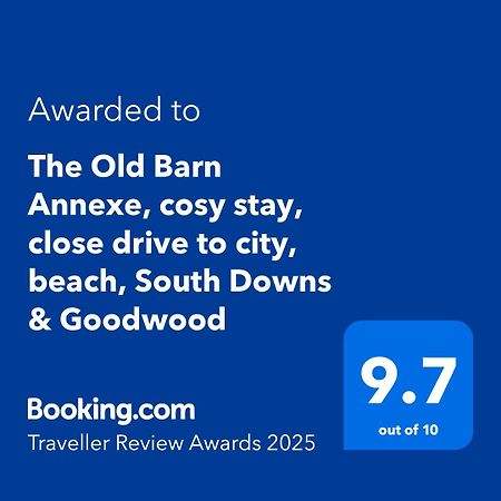 The Old Barn Annexe, Cosy Stay, Close Drive To City, Beach, South Downs & Goodwood Chichester Kültér fotó